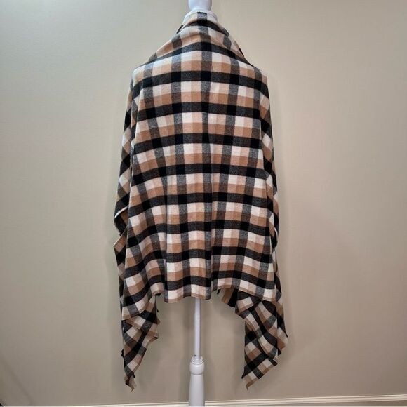A New Day Target Plaid Wrap Jacket Shawl Blanket Sweater OSFM - Picture 6 of 10